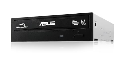 Asus BC-12D2HT Silent internes Blu-Ray Combo Laufwerk (12x BD-R (Lesen), 16x DVD±R (Schreiben), Bulk, BDXL, Sata, Schwarz von ASUS