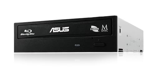 Asus BW-16D1HT Silent interner Blu-Ray Brenner (16x BD-R (SL), 12x BD-R (DL), 16x DVD±R), Bulk, BDXL, Sata, Schwarz von ASUS