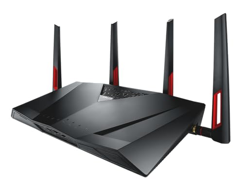 Asus DSL-AC88U Modem Router (EU-Version Annex A, WiFi 5 AC3100 MU-MIMO, 4x Gigabit LAN, AiProtection, Dual-Core CPU, Multifunktion USB 3.0) von ASUS