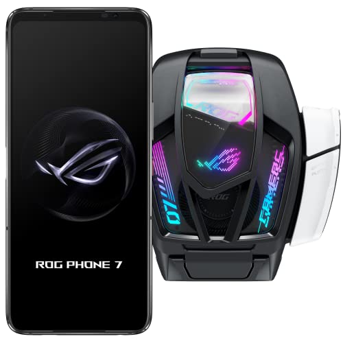 Asus ROG Phone 7 5G Smartphone (12+256GB, 6,78" FullHD+ 165Hz AMOLED Display, Snapdragon™ 8 Gen2, Triple Kamera 50MP, 6000mAh Akku), Storm White von ASUS