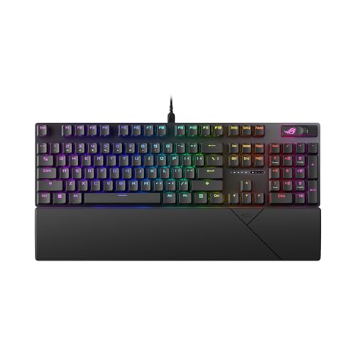 Asus ROG Strix Scope II Mechanische Tastatur, ABS, ROG NX Snow, Schwarz - Layout Italienisch von ASUS