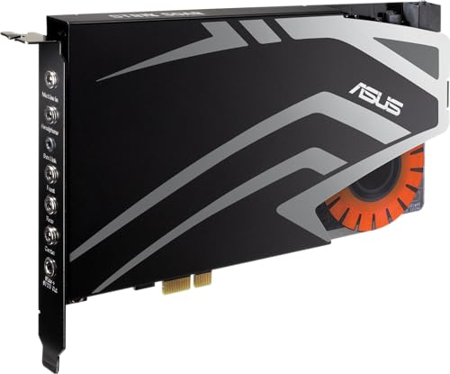 Asus Strix Soar interne Gaming Soundkarte (PCI-Express, Kopfhörerverstärker, 116db SNR) von ASUS