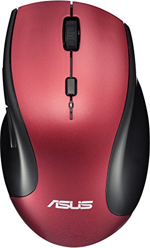 Asus WT415 Optische Maus (1.600dpi, 6 Tasten, schnurlos) rot von ASUS