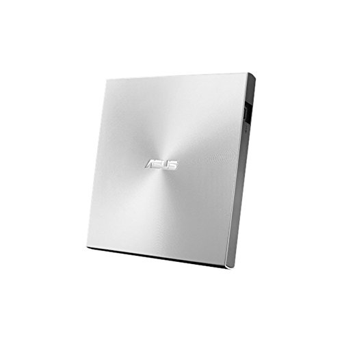 Asus ZenDrive U7M externer DVD-Brenner (für Apple MacBook & Windows PCs/Notebooks, inkl. 2x M-Disk Rohlingen, Brennsoftware & Nero Backup App, M-Disc Support, USB 2.0) silber von ASUS