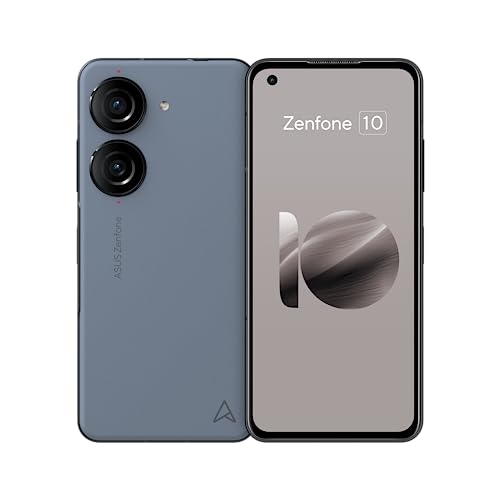 Asus Zenfone 10 Smartphone (5,9" AMOLED Display, 50MP Dual-Kamera, 4300 mAh Akku, Android 13.0, Snapdragon 8 Gen 2, IP68, 8GB RAM, 256GB Speicher) Starry Blue von Asus