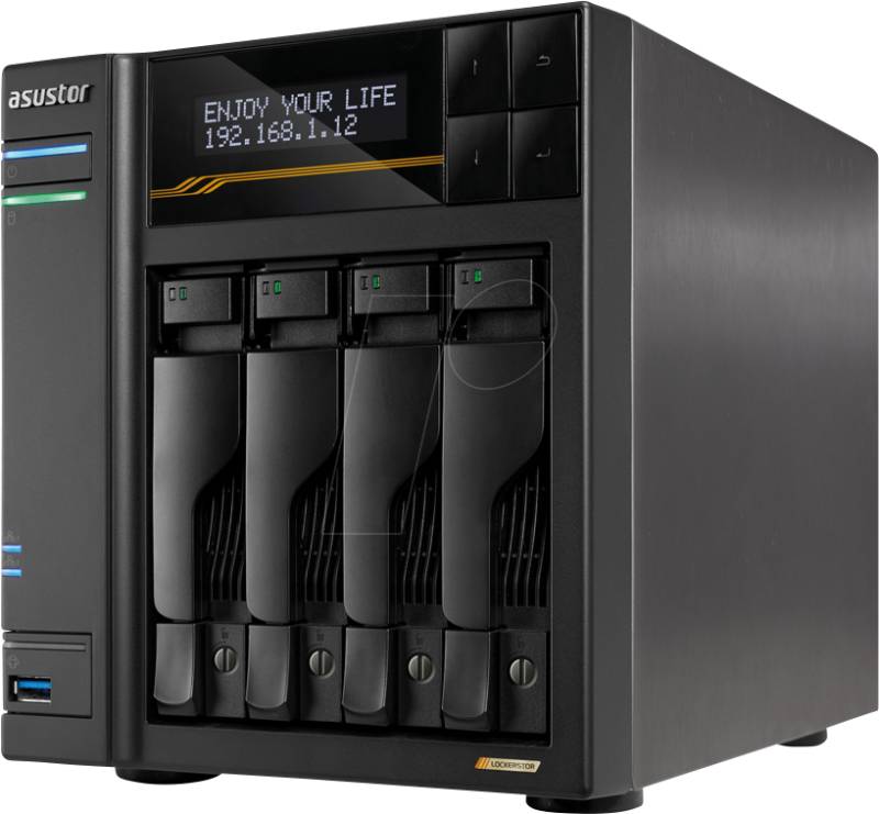 ASUS AS6804T - NAS-Server Leergehäuse von ASUSTOR
