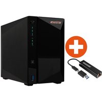 ASUSTOR AS5202T Nimbustor 2 NAS System 2-bay + AS-U2.5G2 - Netzwerkadapter von ASUSTOR