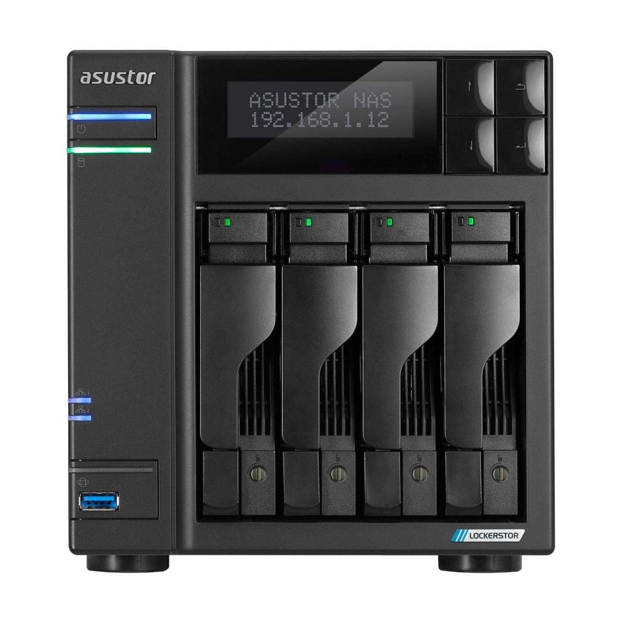 ASUSTOR AS6704T Lockerstor 4 Gen2 4 Einschübe NAS-Server Leergehäuse (90-AS67... ASUSTOR AS6704T Lockerstor 4 Gen2 4 Einschübe NAS-Server Leergehäuse (90-AS67... von ASUSTOR