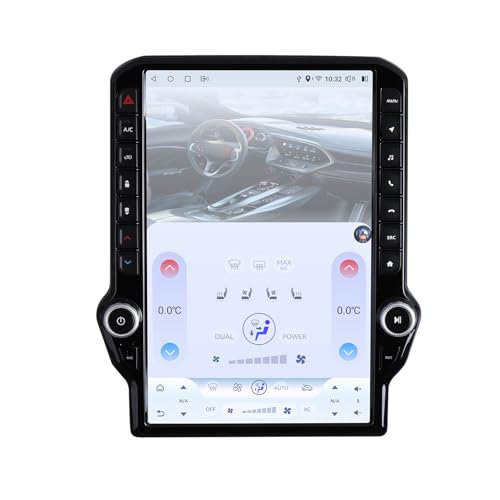 14,5 Zoll Autoradio Stereo Qualcomm System für Dodge Ram 1500 3500 2013-2018 Android 13.0 mit IPS T-Screen, Wireless Carplay Bluetooth/DSP/Android, automatische Unterstützung, manuelle Klimaanlage von ASVEGE