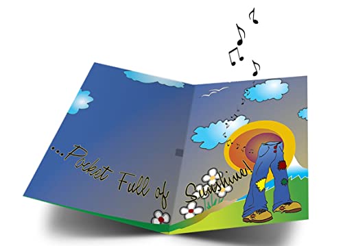ASVP Shop Easy A Pocketful of Sunshine Musik-Grußkarte – Emma Stone Movie von ASVP Shop
