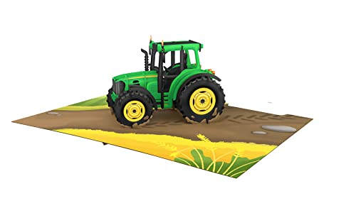 Traktor 3D Pop Up, Handgefertigte Grußkarte für Männer Bauern Vatertag, Dankeskarte, Glückwunschkarte, Geburtstagskarte von ASVP Shop