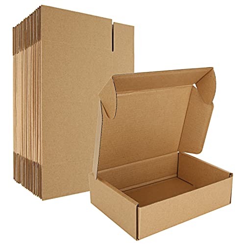 ASelected Versandkartons, Versandkarton aus Wellpappe, 180 x 130 x 50 mm, Geschenkboxen zum Verpacken, für Postversand, Kleinunternehmen, braun ASelected Versandkartons, Versandkarton aus Wellpappe, 180 x 130 x 50 mm, Geschenkboxen zum Verpacken, für Postversand, Kleinunternehmen, braun von ASelected