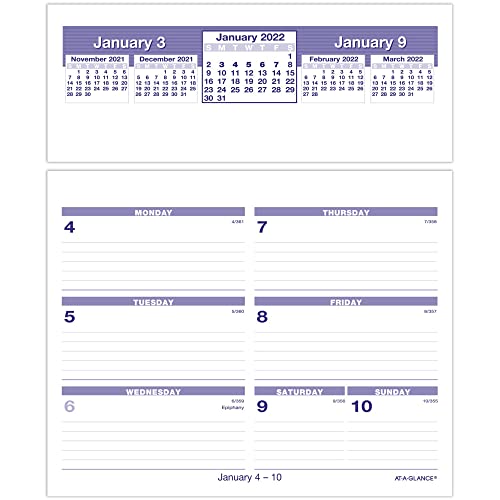 2022 Flip-A-Weekly Desk Calendar Refill by AT-A-GLANCE, 15,2 x 17,8 cm (SW705X50) von AT-A-GLANCE