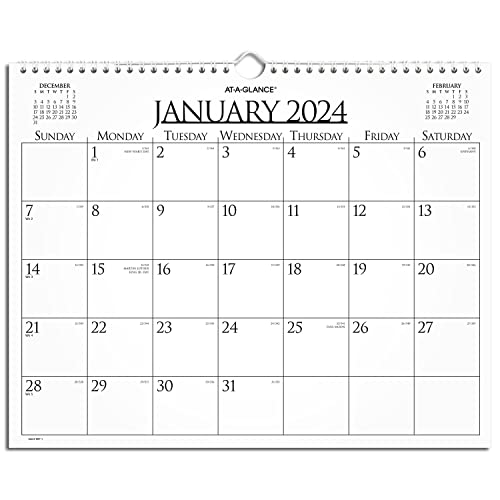 AT-A-GLANCE 997-1-24 Monats-Wandkalender 2024, 38,1 x 30,5 cm, mittelgroß, Business AT-A-GLANCE 997-1-24 Monats-Wandkalender 2024, 38,1 x 30,5 cm, mittelgroß, Business von AT-A-GLANCE