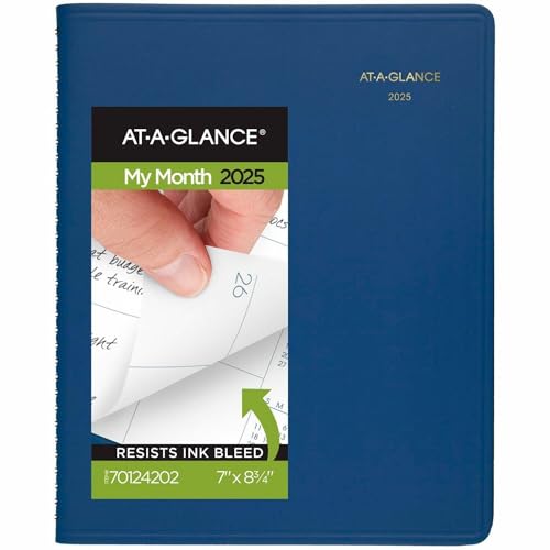 AT-A-GLANCE Monatsplaner 2023, 17,8 x 21,6 cm, mittelgroß, modisch, Blau (7012420) von AT-A-GLANCE