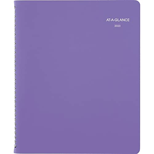 AT-A-GLANCE Wochen- und Monatsplaner 2023, 21,6 x 27,9 cm, groß, schöner Tag, Lavendel (938P-905) von AT-A-GLANCE