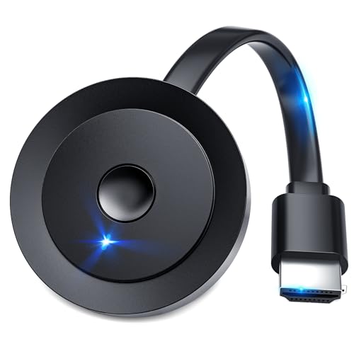 AT-MIZHI Wireless HDMI Dongle für Miracast - 4K HD Display WiFi für Streaming from Smartphone to TV/Monitor/Projector Support Airplay/Miracast/DLNA für Android/Windows/i-OS/Mac OS AT-MIZHI Wireless HDMI Dongle für Miracast - 4K HD Display WiFi für Streaming from Smartphone to TV/Monitor/Projector Support Airplay/Miracast/DLNA für Android/Windows/i-OS/Mac OS von AT-Mizhi