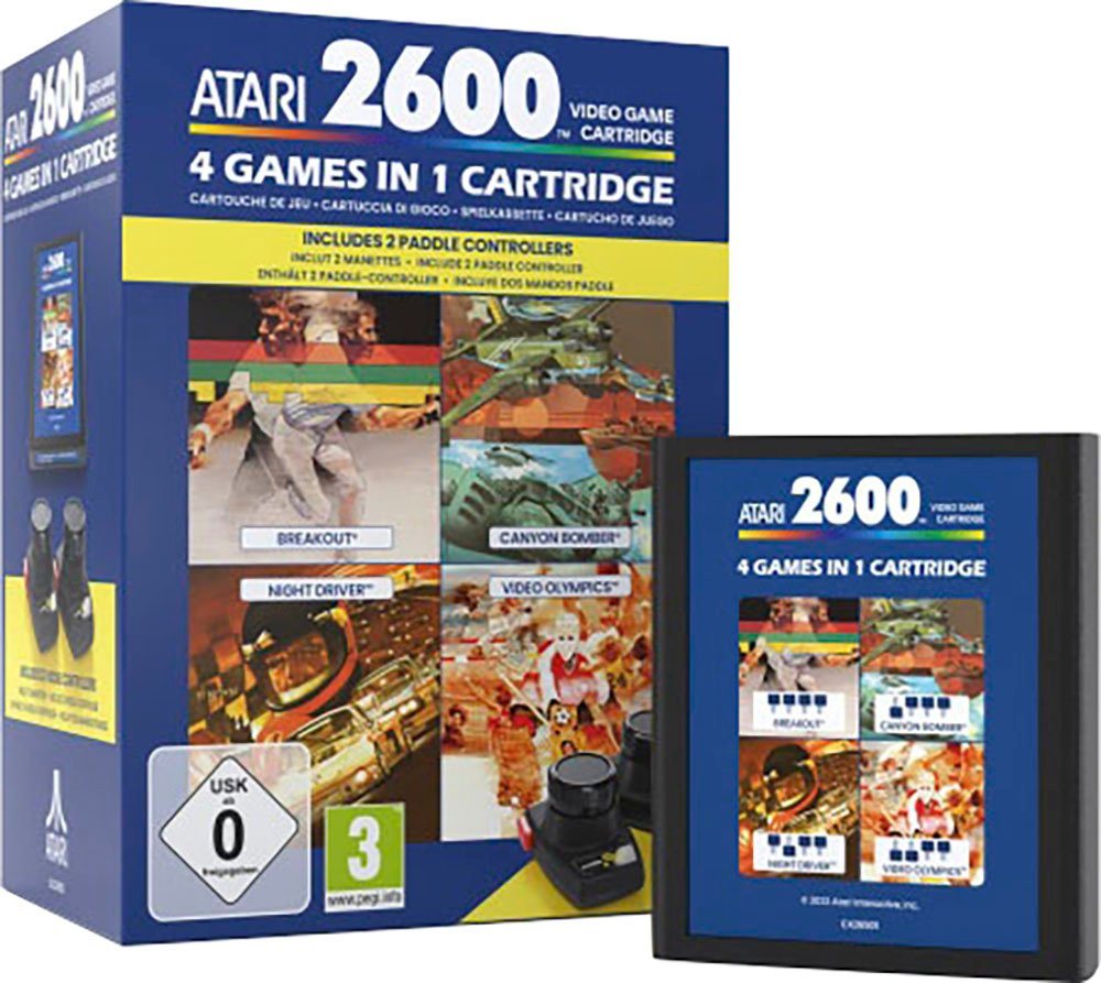 ATARI 4 in 1 Game Cartridge and Paddle Pack (Atari 2600+ Cartridge) Controller von ATARI