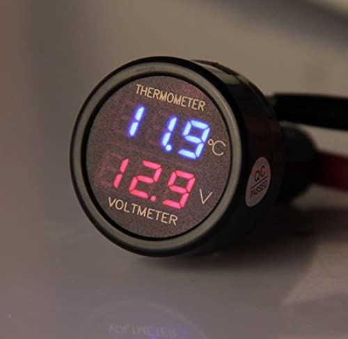 ATEC 3-in-1 Voltmeter/Thermometer/USB-Ladegerät auf Zigarettenanzünder, ideal für Autos, Motorräder, Boote und LKWs ATEC 3-in-1 Voltmeter/Thermometer/USB-Ladegerät auf Zigarettenanzünder, ideal für Autos, Motorräder, Boote und LKWs von ATEC by Carboni Christian
