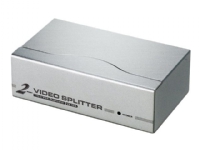 ATEN 2-Port-VGA-Splitter (350MHz), VGA, 2x VGA, 1920 x 1440 Pixel, Silber, Metall, 30 m von ATEN Technology