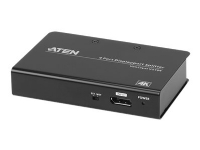 ATEN 4-Port True 4K DisplayPort Splitter, DisplayPort, 4x DisplayPort, 4096 x 2160 Pixel, Schwarz, Metall, 4K Ultra HD von ATEN Technology