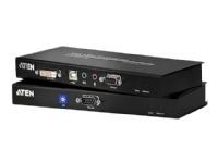 ATEN USB-DVI-Cat-5-KVM-Extender (1024 x 768 bei 60 m), Sender und Empfänger, Kabelgebunden, 60 m, Cat5, Cat5e, 1920 x 1200 Pixel, 1920 x 1200, 1024 x 768 von ATEN Technology