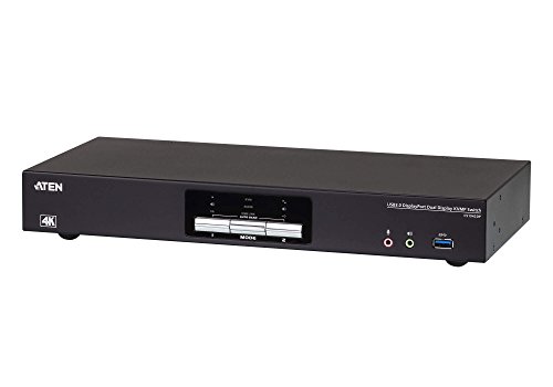 ATEN 2-Port USB 3.0 4K displayPort, Schwarz von ATEN