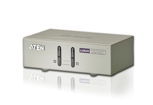 ATEN 2-Port USB VGA KVM with Audio (KVM Cables Included) von ATEN