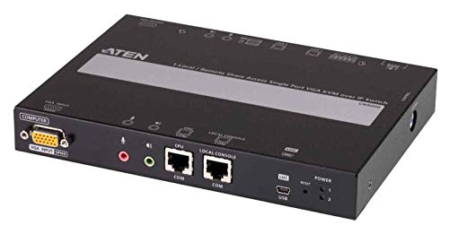ATEN CN9000 1-Local-Remote Share Access Einzelport VGA KVM over IP Switch von ATEN