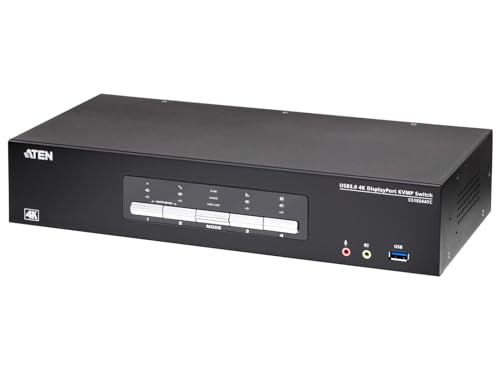 ATEN CS1924ATC 4-Port USB 3.0 4K DisplayPort KVM Switch für ATC von ATEN