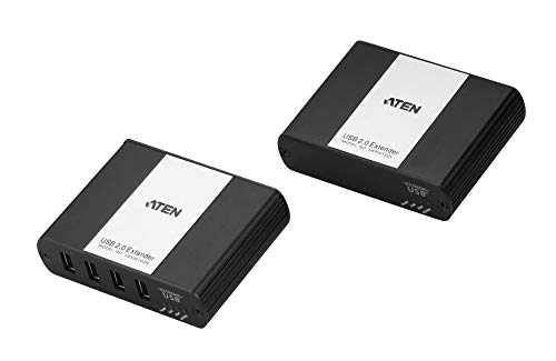 ATEN UEH4102, USB Over LAN Verlängerung 4-Port, USB 2.0 Cat.5 Extender (bis zu 100m) von ATEN