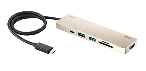ATEN UH3239 USB-C Multiport Mini Dockingstation mit Power Passthrough von ATEN