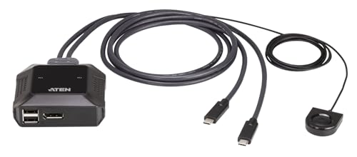 ATEN US3312 2-Port USB-C 4K DisplayPort KVM Switch von ATEN