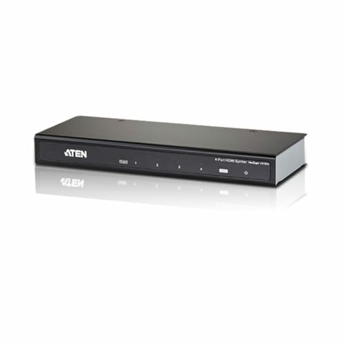 ATEN VS184A-AT-G VanCryst HDMI Splitter, 4-Fach, 4k x 2k UHD Auflösungen schwarz von ATEN