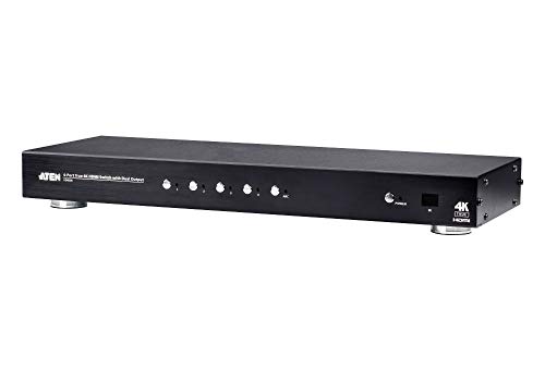 ATEN VS482B 4-Port True 4K HDMI Switch mit Dual View, Schwarz ATEN VS482B 4-Port True 4K HDMI Switch mit Dual View, Schwarz von ATEN