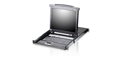 Aten CL5708M KVM Konsole Rack für LCD 43 cm (17 Zoll) 8-polig (AZERTY Tastatur) von ATEN