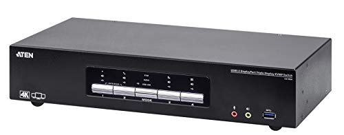 Aten CS1964 4-Port USB3.0 DisplayPort, Schwarz von ATEN