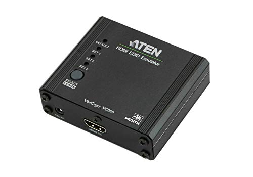 Aten VC080-AT EDID Emulator (HDMI), Schwarz von ATEN