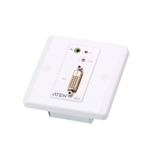 Aten VE607 DVI/Audio Cat5 Extender Wandplatte weiß von ATEN