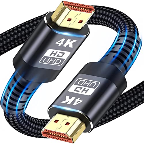 HDMI Cable, 4K HDMI Cable 1M/3.3FT,Ultra High Speed Braided HDMI Lead Support 4K@60Hz, ARC, HDR, 3D, Ethernet Compatible with All HDMI Devices HDMI Cable, 4K HDMI Cable 1M/3.3FT,Ultra High Speed Braided HDMI Lead Support 4K@60Hz, ARC, HDR, 3D, Ethernet Compatible with All HDMI Devices von ATETEO