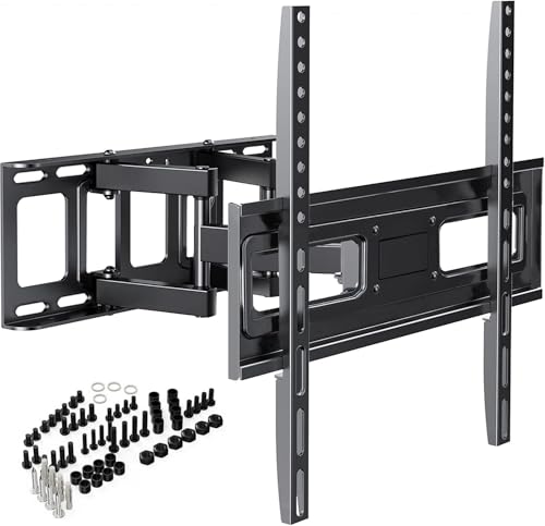 TV Wandhalterung für 32-65 Zoll Bildschirme VESA 100x100 bis 400x400mm Schwenkbare Neigbare und Ausfahren für LED, OLED, Flach & Curved Wandhalter Fernsehers - Max Last 40 kg TV Wandhalterung für 32-65 Zoll Bildschirme VESA 100x100 bis 400x400mm Schwenkbare Neigbare und Ausfahren für LED, OLED, Flach & Curved Wandhalter Fernsehers - Max Last 40 kg von ATHLETIC