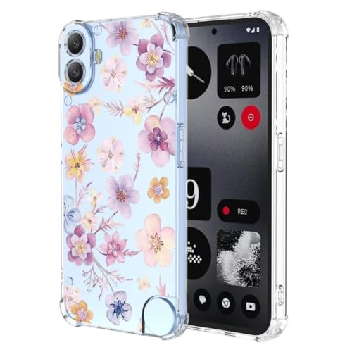 ATISIJIE Case for Nothing CMF Phone 1,Case Women Girls Flower Pattern Design Transparent Flexible TPU Scratch-Resistant Case Coverr-SJ304 ATISIJIE Case for Nothing CMF Phone 1,Case Women Girls Flower Pattern Design Transparent Flexible TPU Scratch-Resistant Case Coverr-SJ304 von ATISIJIE