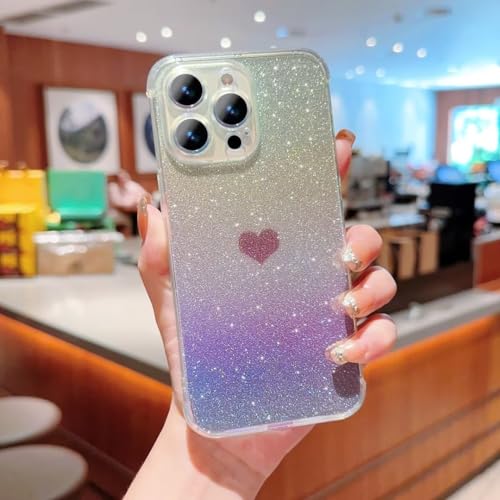 ATISIJIE Glänzend Bling Handyhülle für iPhone 14 Pro Max,Mädchen Schuzhülle Kratzfest Anti Rutsch Schutzhülle Hülle für iPhone 14 Pro Max-Lila ATISIJIE Glänzend Bling Handyhülle für iPhone 14 Pro Max,Mädchen Schuzhülle Kratzfest Anti Rutsch Schutzhülle Hülle für iPhone 14 Pro Max-Lila von ATISIJIE