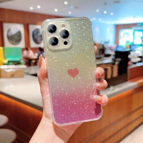 ATISIJIE Glänzend Bling Handyhülle für iPhone 15 Pro Max,Mädchen Schuzhülle Kratzfest Anti Rutsch Schutzhülle Hülle für iPhone 15 Pro Max-Rosa ATISIJIE Glänzend Bling Handyhülle für iPhone 15 Pro Max,Mädchen Schuzhülle Kratzfest Anti Rutsch Schutzhülle Hülle für iPhone 15 Pro Max-Rosa von ATISIJIE