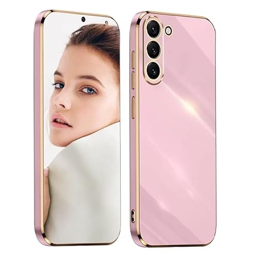 ATISIJIE Hülle für Samsung Galaxy A11/ M11 Handyhülle Original, Ultradünn Galvanisiertes Weiches Kieselgel Kratzfeste TPU Handyhülle, Einfaches Stilvoll Shiny Schutzhülle Cover Case Violett von ATISIJIE