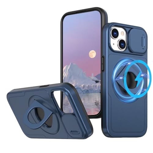 ATISIJIE Magnetisch Hülle für iPhone 14Plus/15Plus,360°Metall Magnetischer Ring Ständer Stoßfest Bumper Schutzhülle Kratzfest Ganzkörperschutz handyhülle für iPhone 14Plus/15Plus-Blau ATISIJIE Magnetisch Hülle für iPhone 14Plus/15Plus,360°Metall Magnetischer Ring Ständer Stoßfest Bumper Schutzhülle Kratzfest Ganzkörperschutz handyhülle für iPhone 14Plus/15Plus-Blau von ATISIJIE