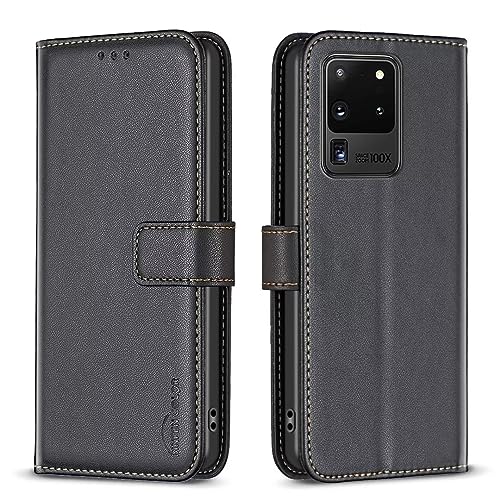 ATISIJIE für Samsung Galaxy S20 Ultra Hülle,PU Leder Handyhülle Lederhülle Klapphülle Kartenfach Flip Cover für Handy hülle Leather Wallet Phone Case Hülle für Samsung Galaxy S20 Ultra-Schwarz ATISIJIE für Samsung Galaxy S20 Ultra Hülle,PU Leder Handyhülle Lederhülle Klapphülle Kartenfach Flip Cover für Handy hülle Leather Wallet Phone Case Hülle für Samsung Galaxy S20 Ultra-Schwarz von ATISIJIE