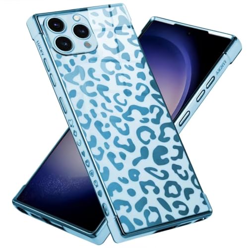 ATISIJIE für iPhone 14 pro max Leopard Hülle,Mädchen Galvanisierte Stoßfest TPU Silikon Bumper Handyhülle für iPhone 14 pro max-Blau ATISIJIE für iPhone 14 pro max Leopard Hülle,Mädchen Galvanisierte Stoßfest TPU Silikon Bumper Handyhülle für iPhone 14 pro max-Blau von ATISIJIE