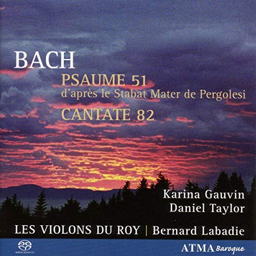 Bach/Psaume 51+Ich Habe Genug Sa-CD von ATMA CLASSIQUE