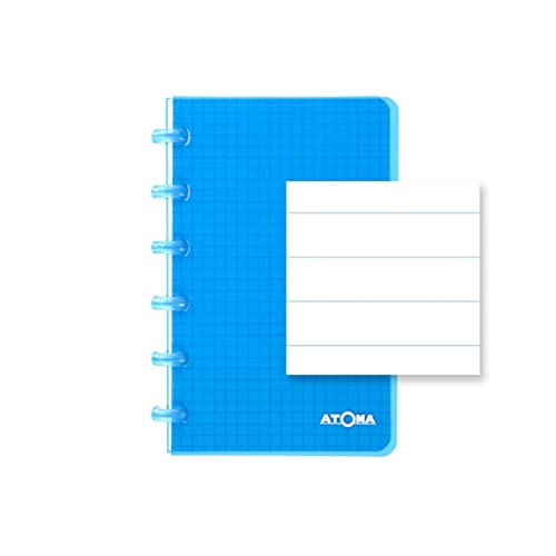 ATOMA Notizbuchsystem - Robust transparent - A6 - türkis - Liniert ATOMA Notizbuchsystem - Robust transparent - A6 - türkis - Liniert von ATOMA